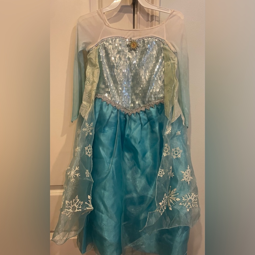 Size 5/6 Elsa Disney Store Dress Costume